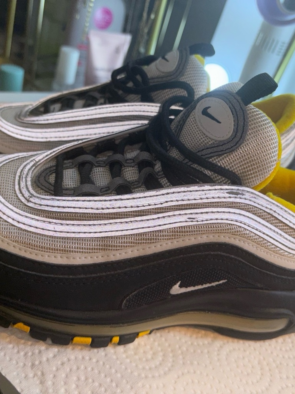 Nike Air Max 97 in Black, Gray & Yellow Accent